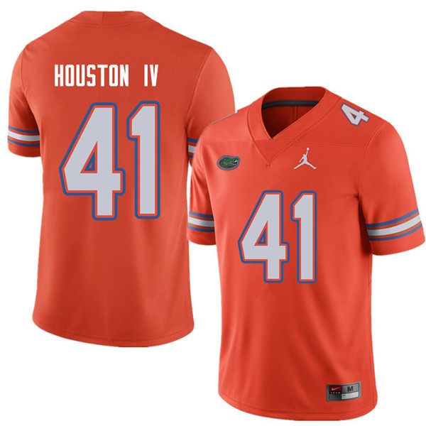 Jordan Brand Men #41 James Houston IV Florida Gators College Football Jerseys Sale-Orange